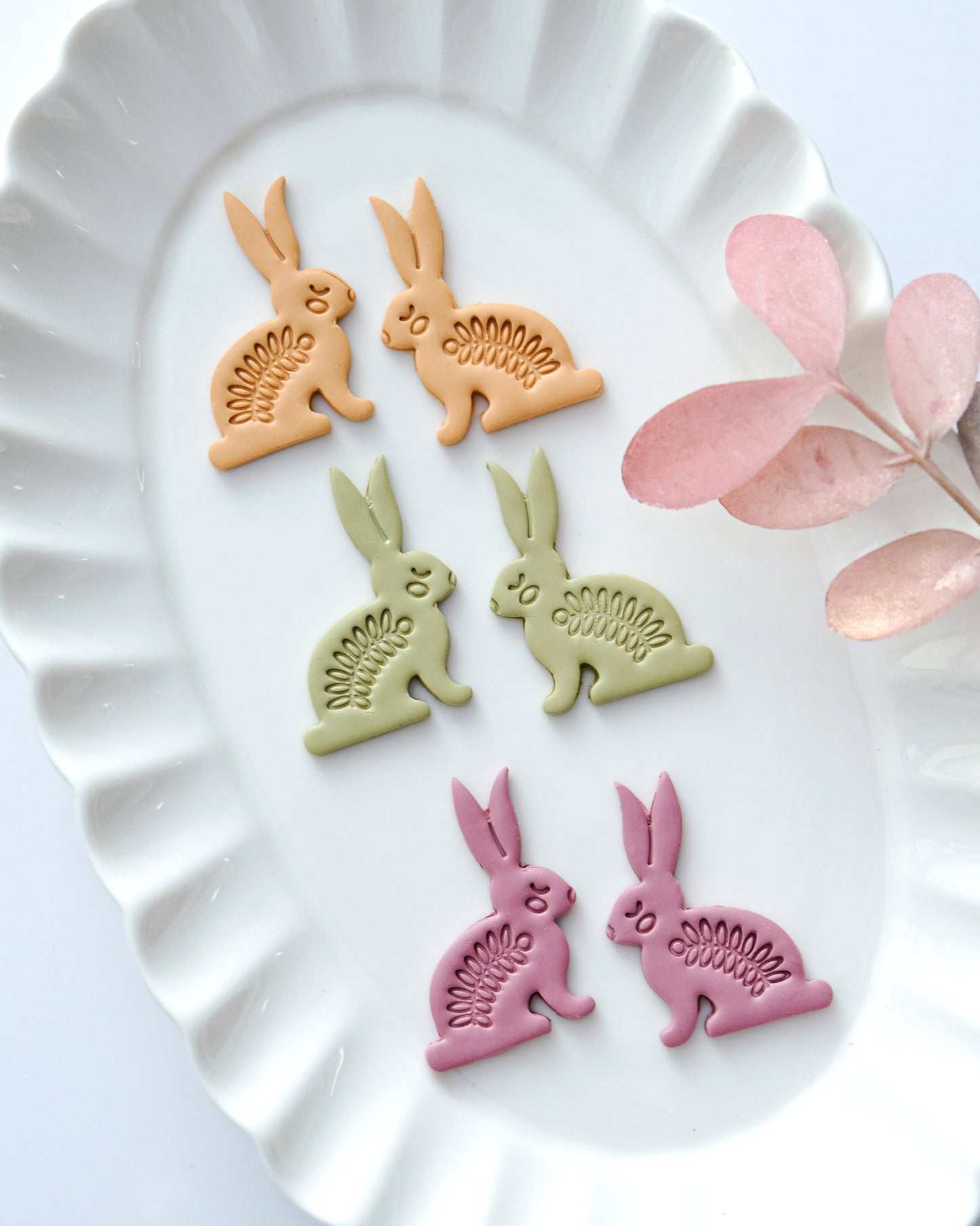 Easter Bunny#6 Polymer Clay Cutters