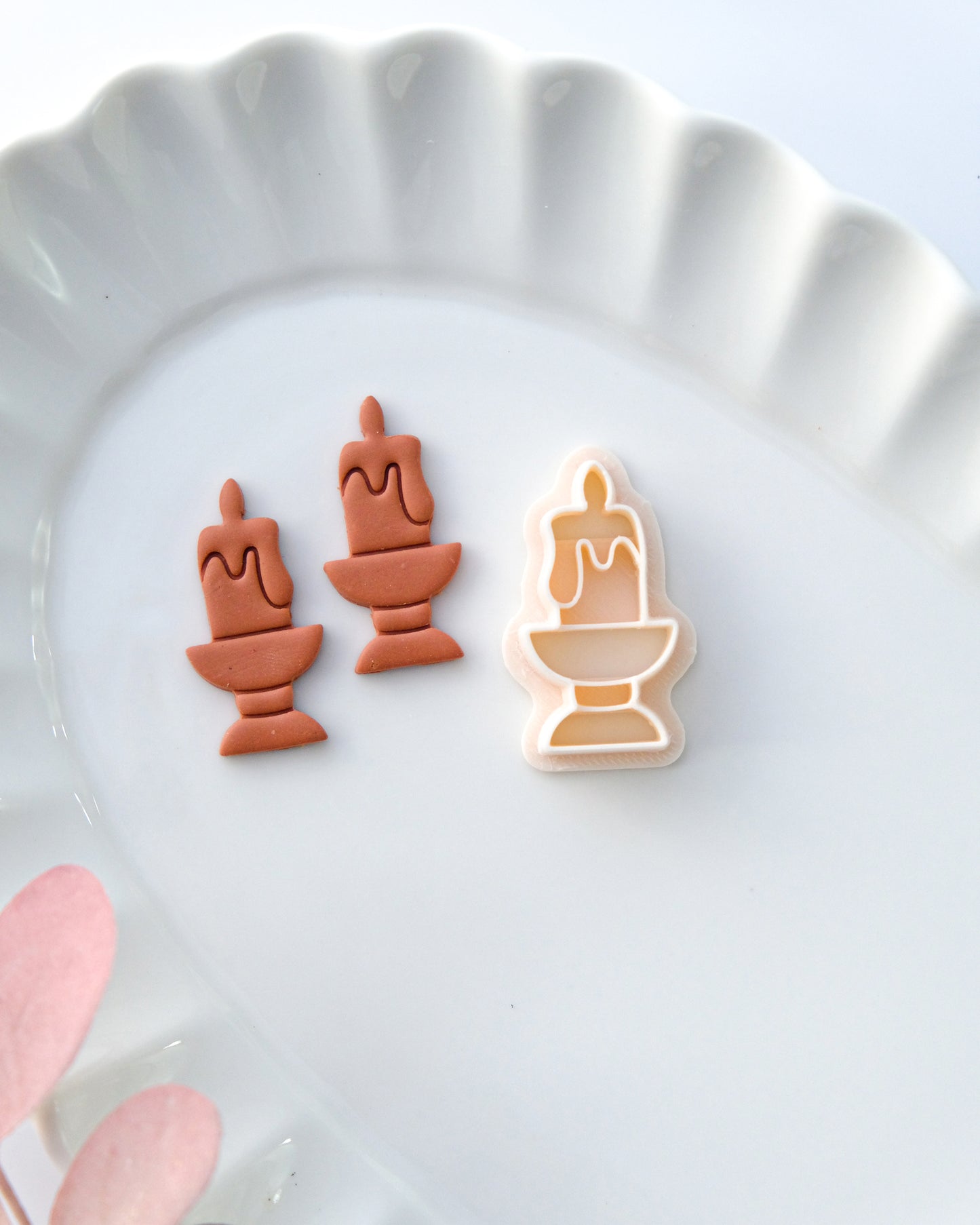Christmas  Witch Candle Clay Cutters