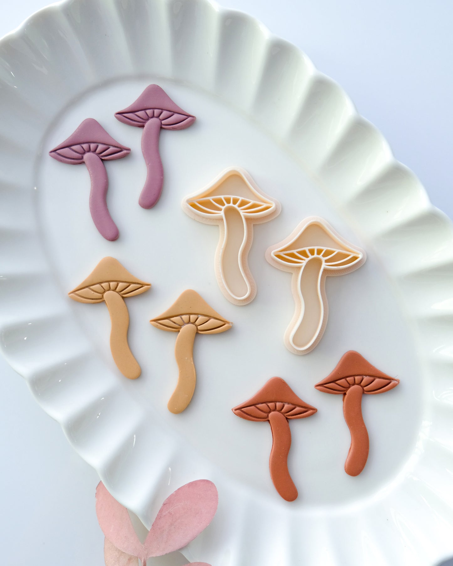 Mushroom Clay Earring Cutters