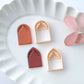 Embossed Leaf Arch Clay Earring Cutters