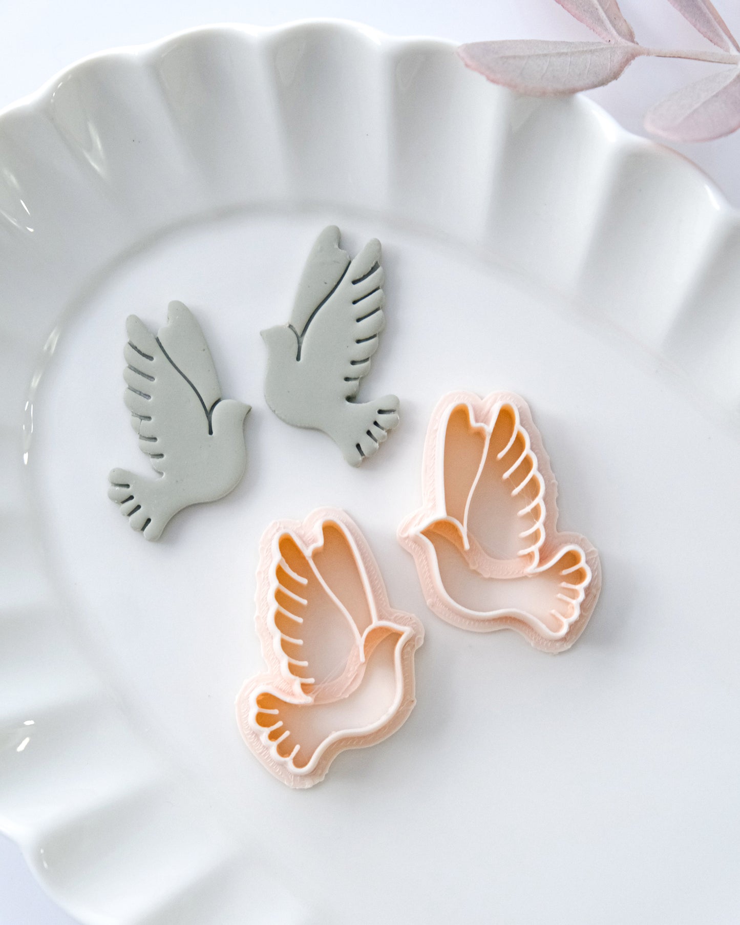 Peace Pigeon Polymer Clay Cutter
