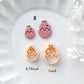 Easter Eggs and Chicken Clay Earring Cutters