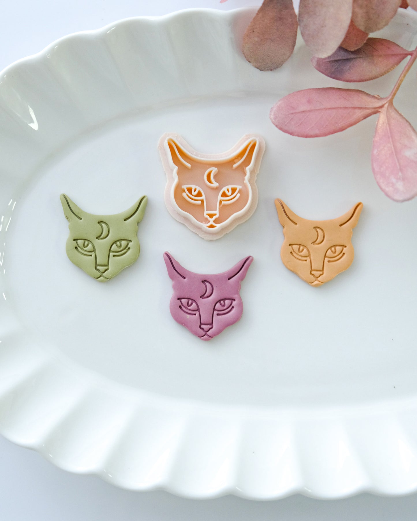Polymer Clay Cutters for Cat Earrings