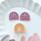 Embossing Lotus Arch Polymer Clay Cutter