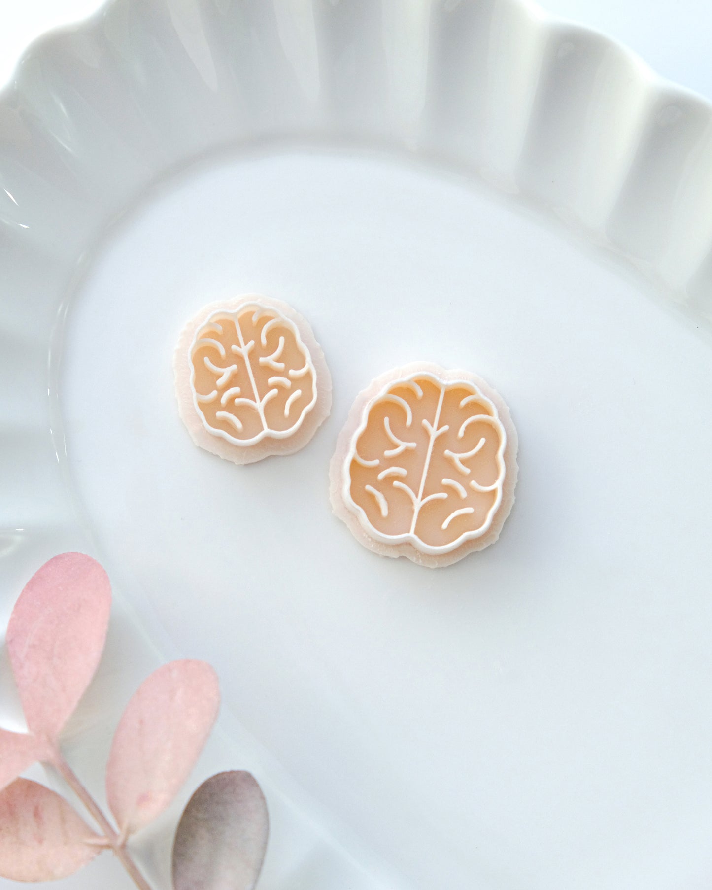 Brain Polymer Clay Cutters | Boho Clay Earring Cutters | Mental Health Earrings Cutter