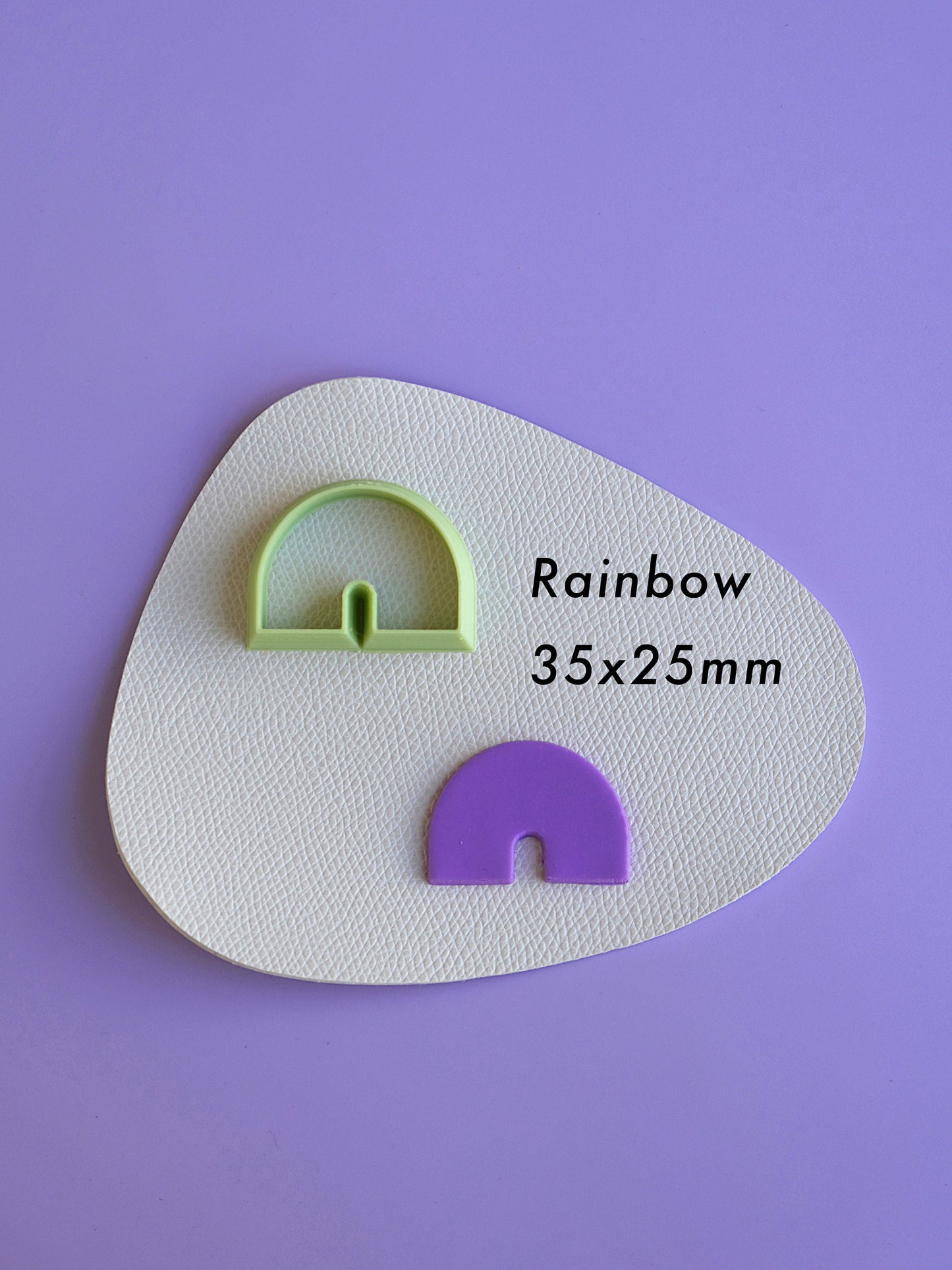 Originial Rainbow Shape Clay Earring Cutter