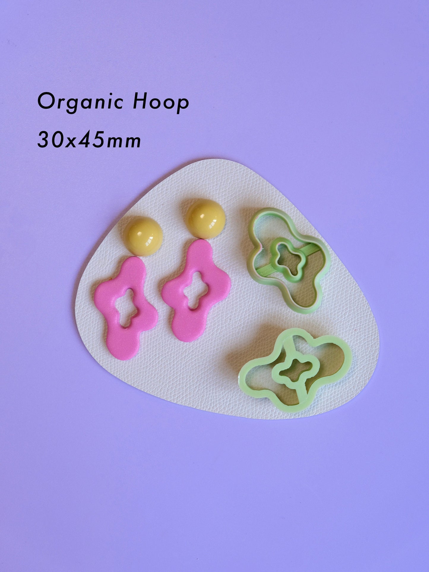 Funky Organic Shaped Polymer Clay Cutters