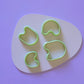 Organic U Shape Polymer Clay Cutters Set