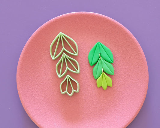 Autumn Leaf Clay Earring Cutters 3 Piece Set