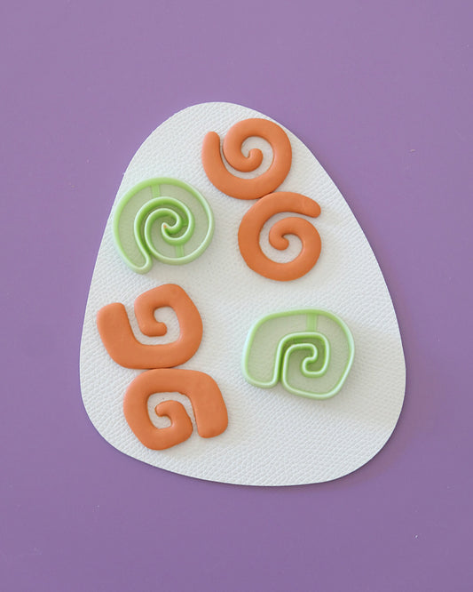 Spiral Shaped Polymer Clay Cutters