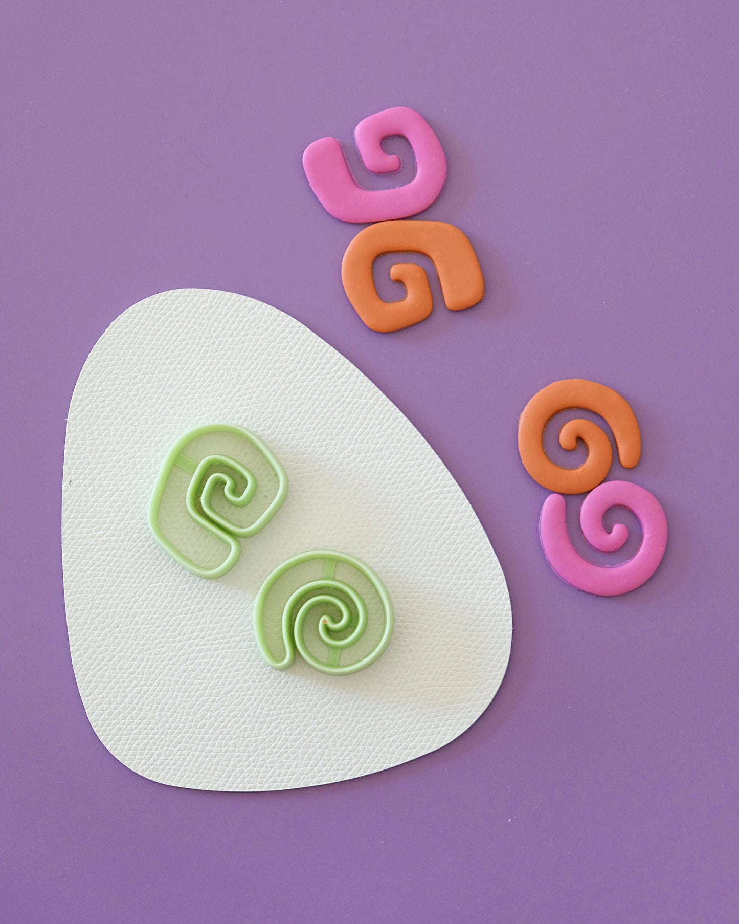 Spiral Shaped Polymer Clay Cutters