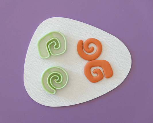 Spiral Shaped Polymer Clay Cutters