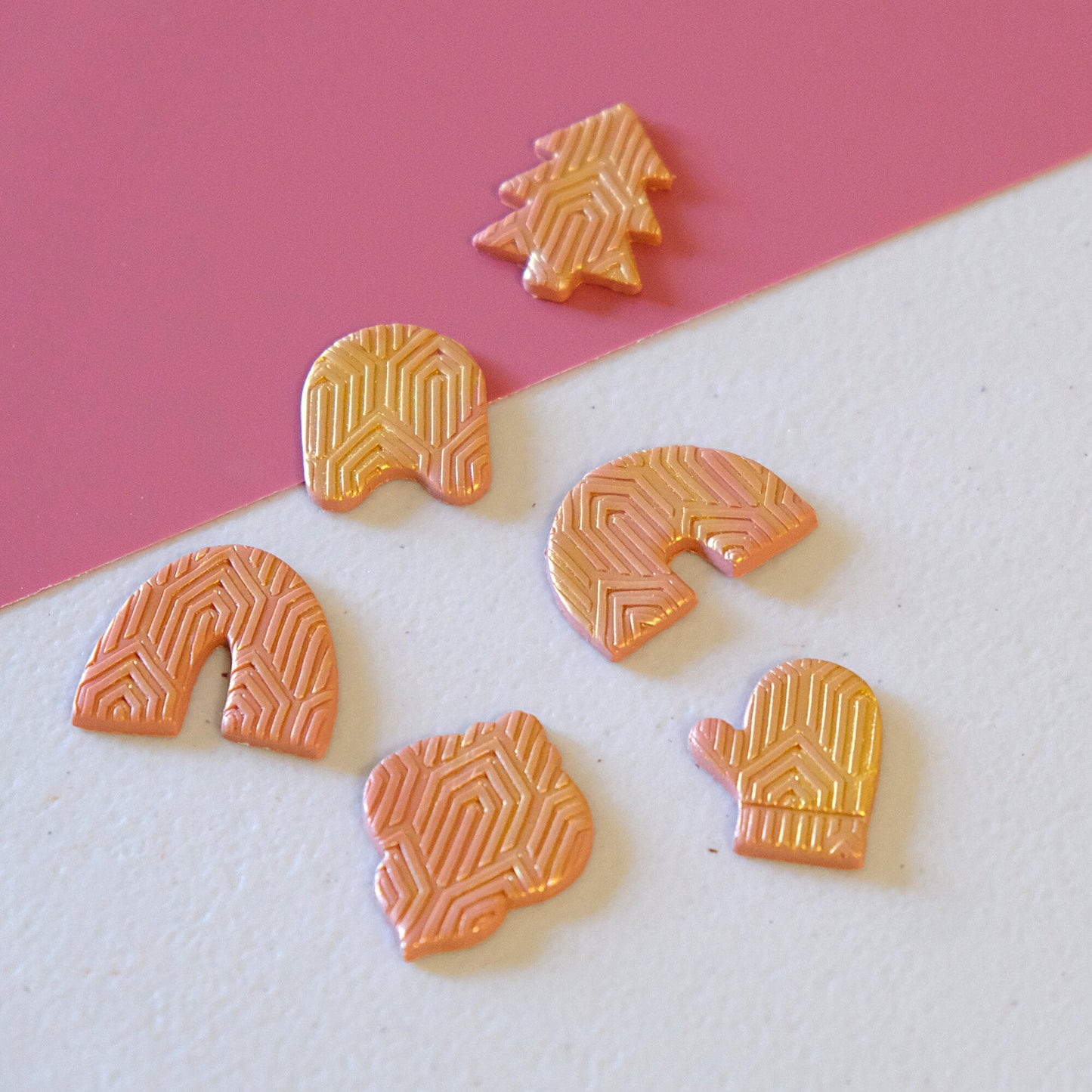 Polymer Clay Texture Sheet for Earrings