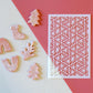 Texture Sheet For Polymer Clay Earring Making And Paper Crafting