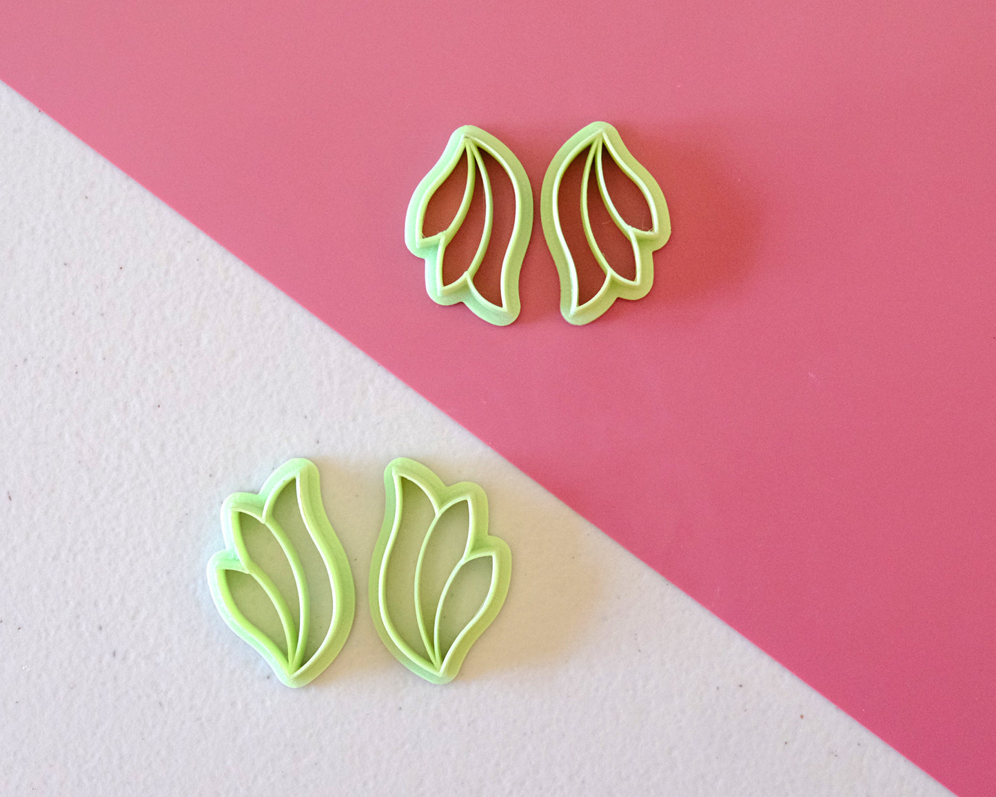 Spring Leaf Polymer Clay Cutters Set