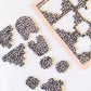 Animal Leopart Print Silk Screen For Polymer Clay Earring