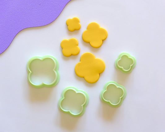 Four Leaf Flower Donut & Basic Clay Cutters