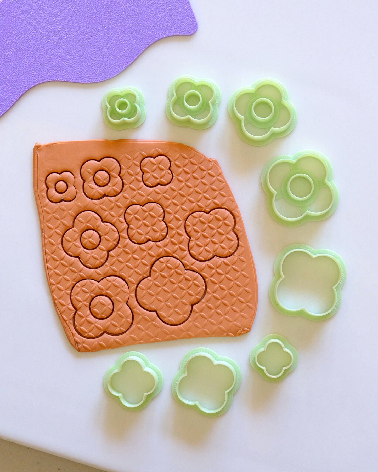 Four Leaf Flower Donut & Basic Clay Cutters