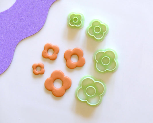 Four Leaf Flower Donut & Basic Clay Cutters