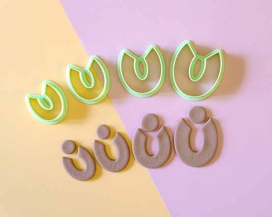 Oval Hoop Polymer Clay Cutters