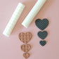 Square Knitted Texture Roller for Clay Earrings