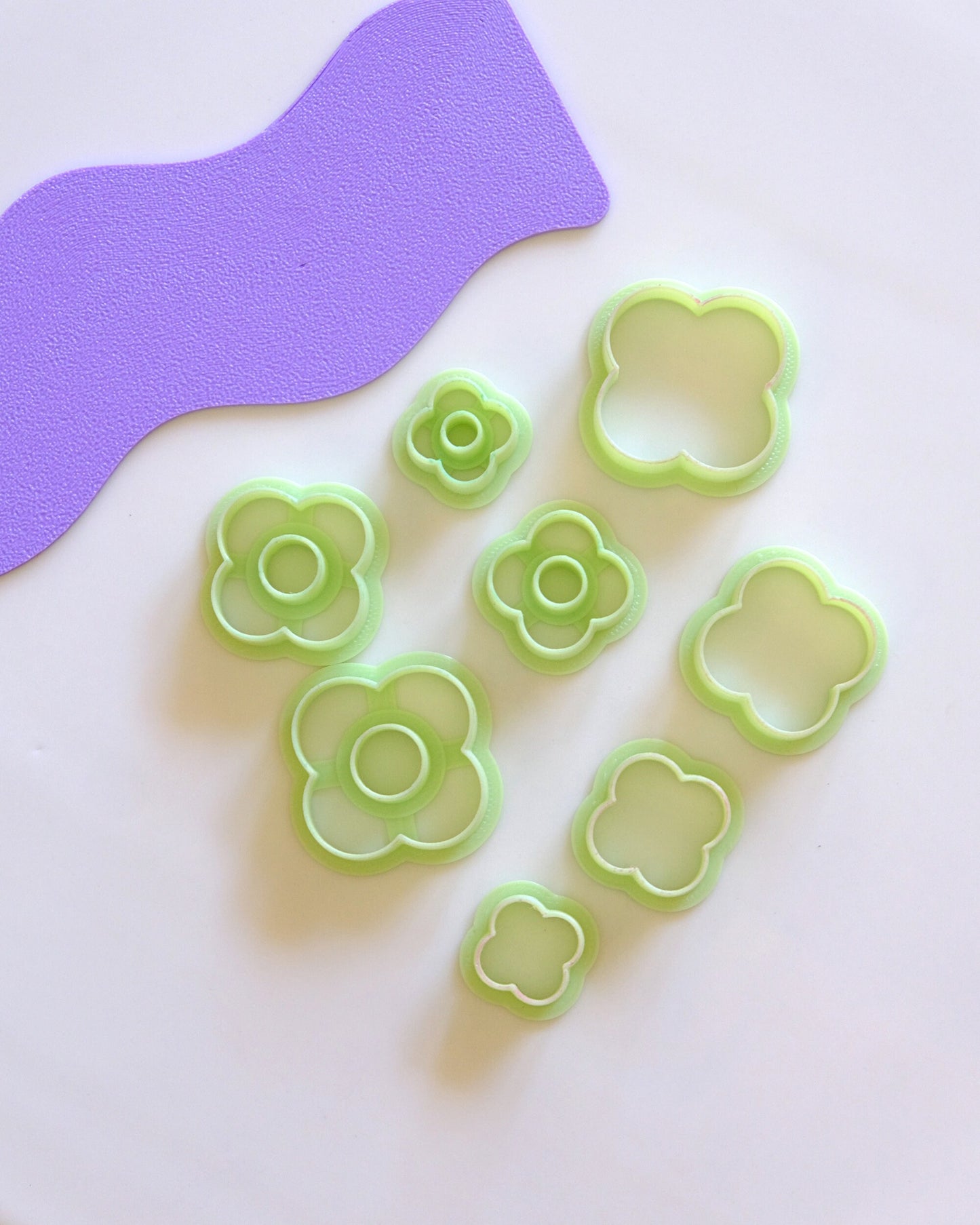 Four Leaf Flower Donut & Basic Clay Cutters