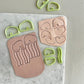 Abstract Rainbow Clay Cutters Set