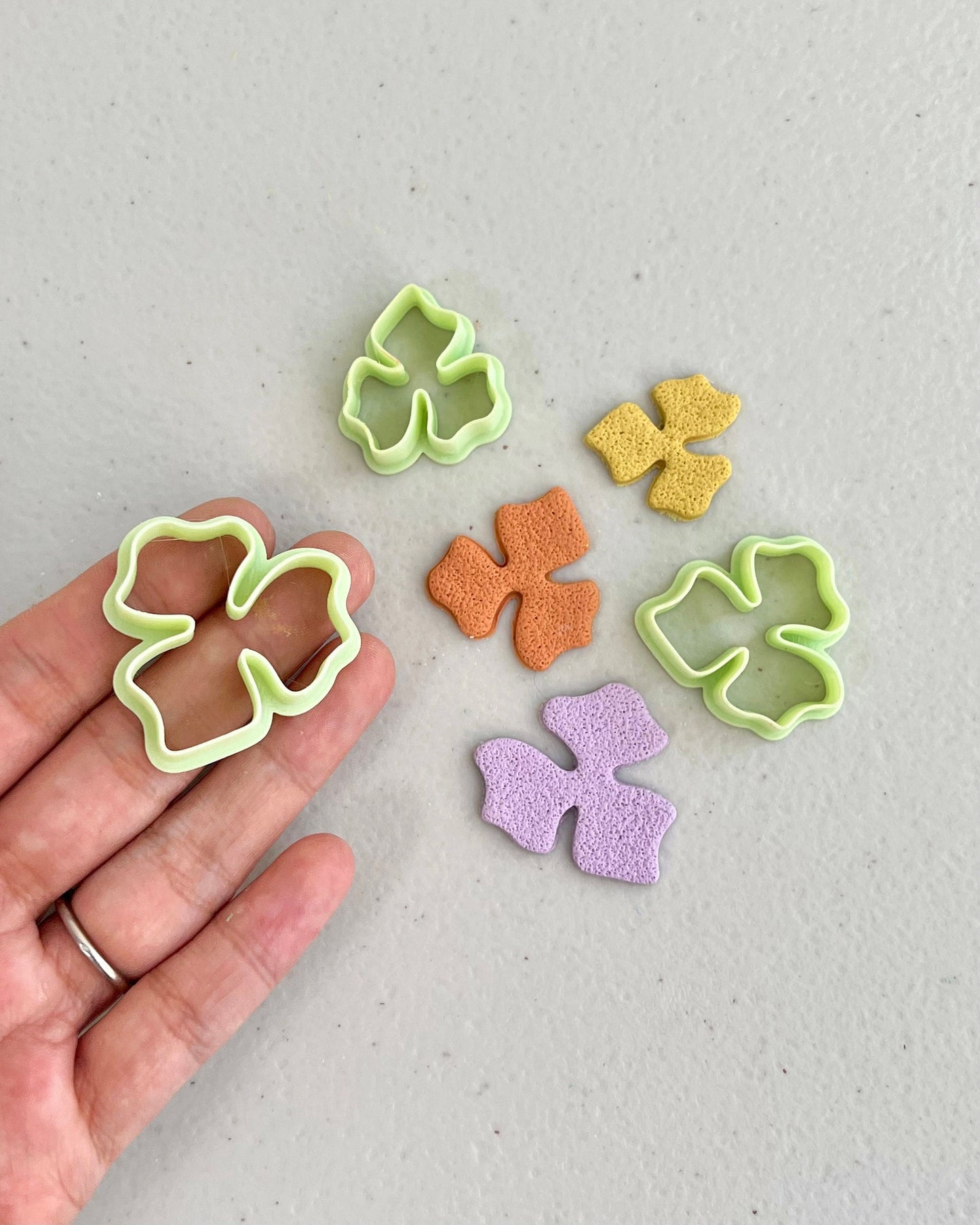 Petal Flower Polymer Clay Cutters