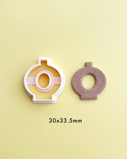 Vase Shaped Clay Earring Cutters