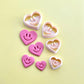 Smiley Heart Polymer Clay Cutters