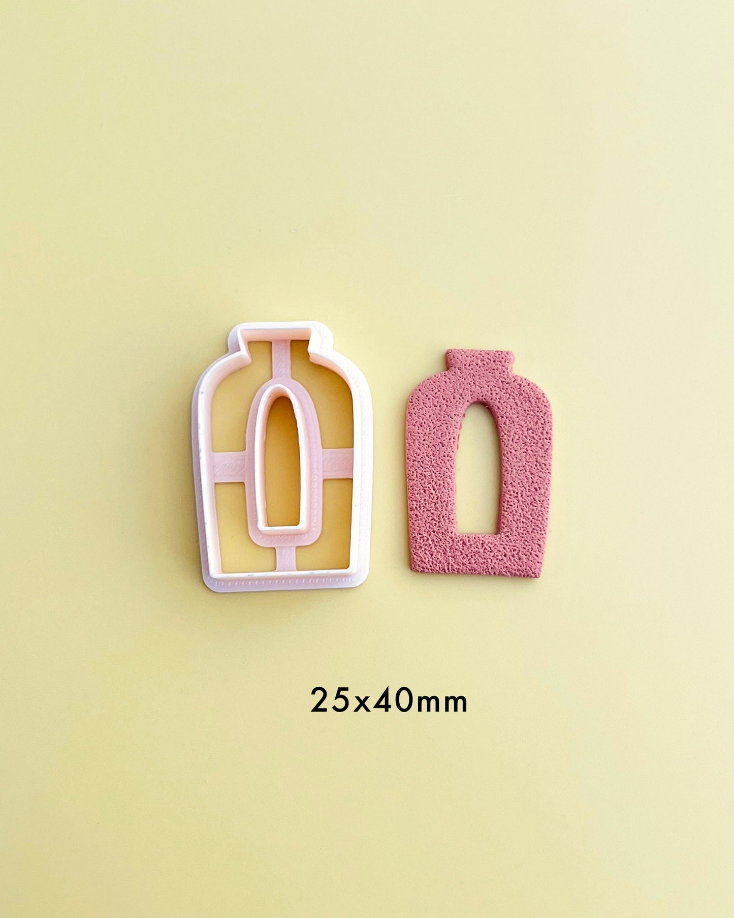 Vase Shaped Clay Earring Cutters