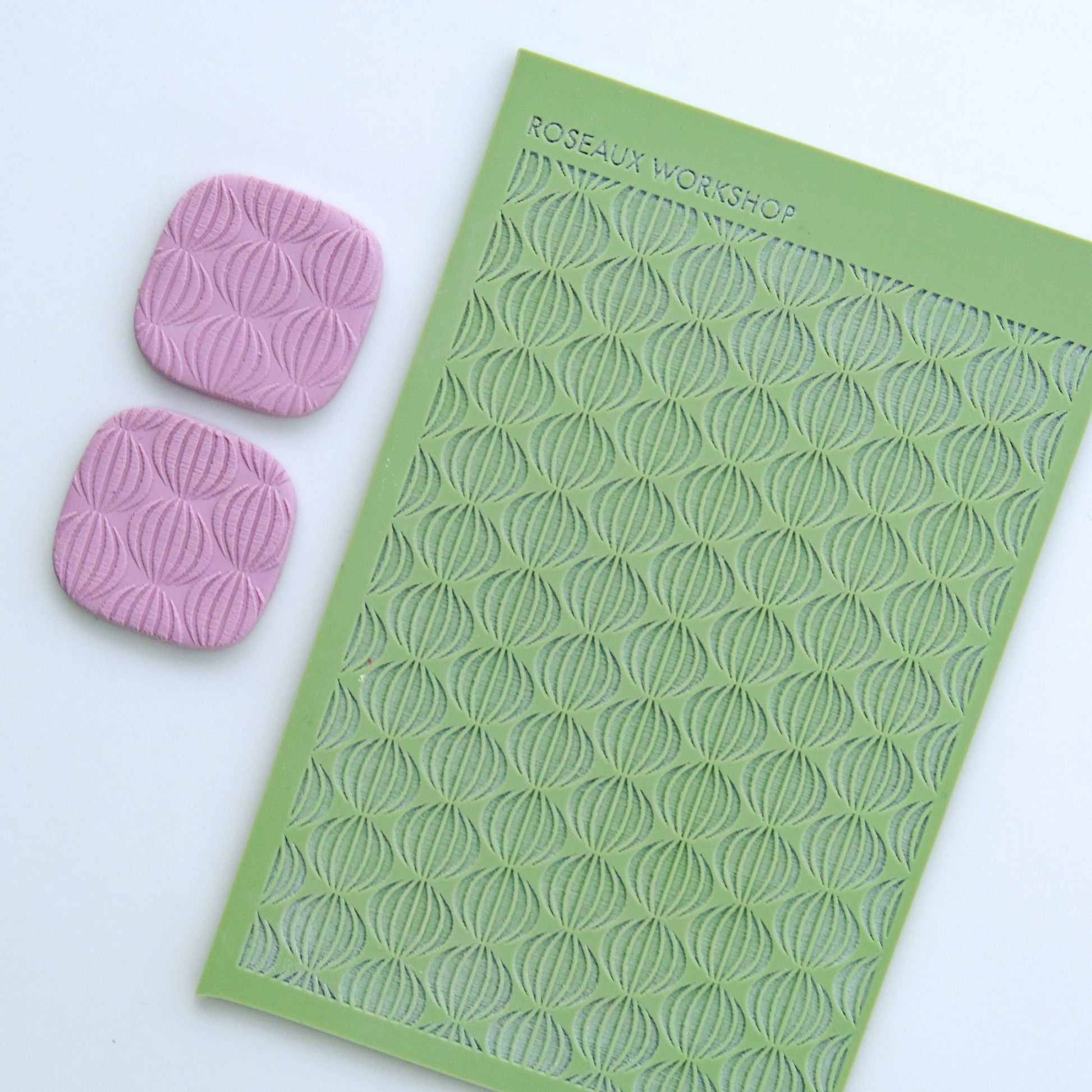 Polymer Clay Texture Sheet | Texture Mat For Polymer Clay | Clay Stencils