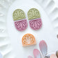 Boho Lotus Arch Polymer Clay Cutters
