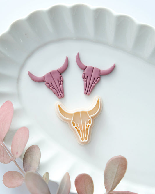 Cow Skull Polymer Clay Cutters