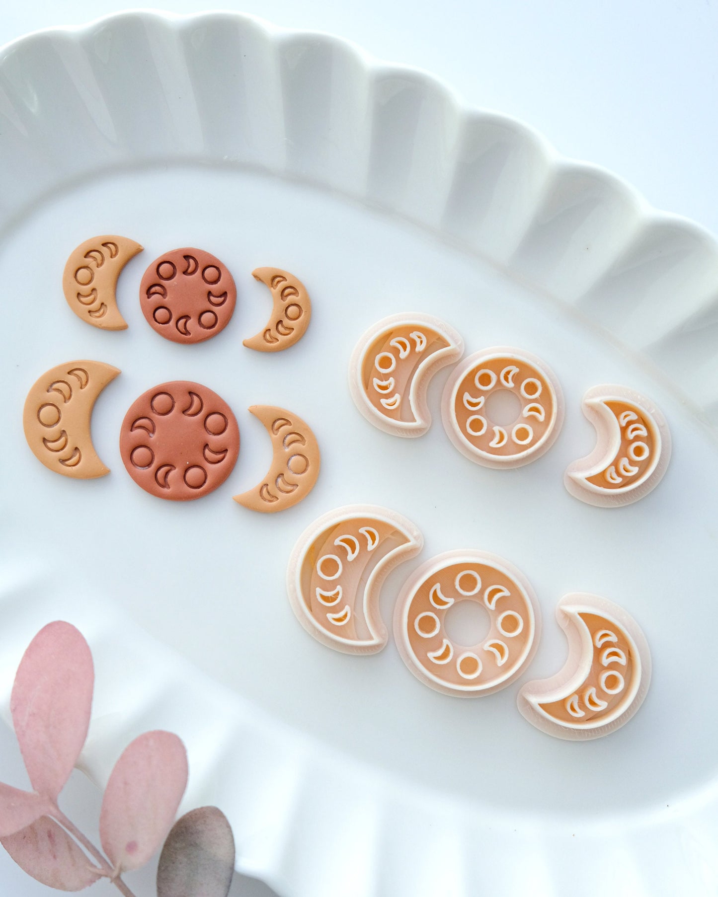 Moon Phases Polymer Clay Cutters Set