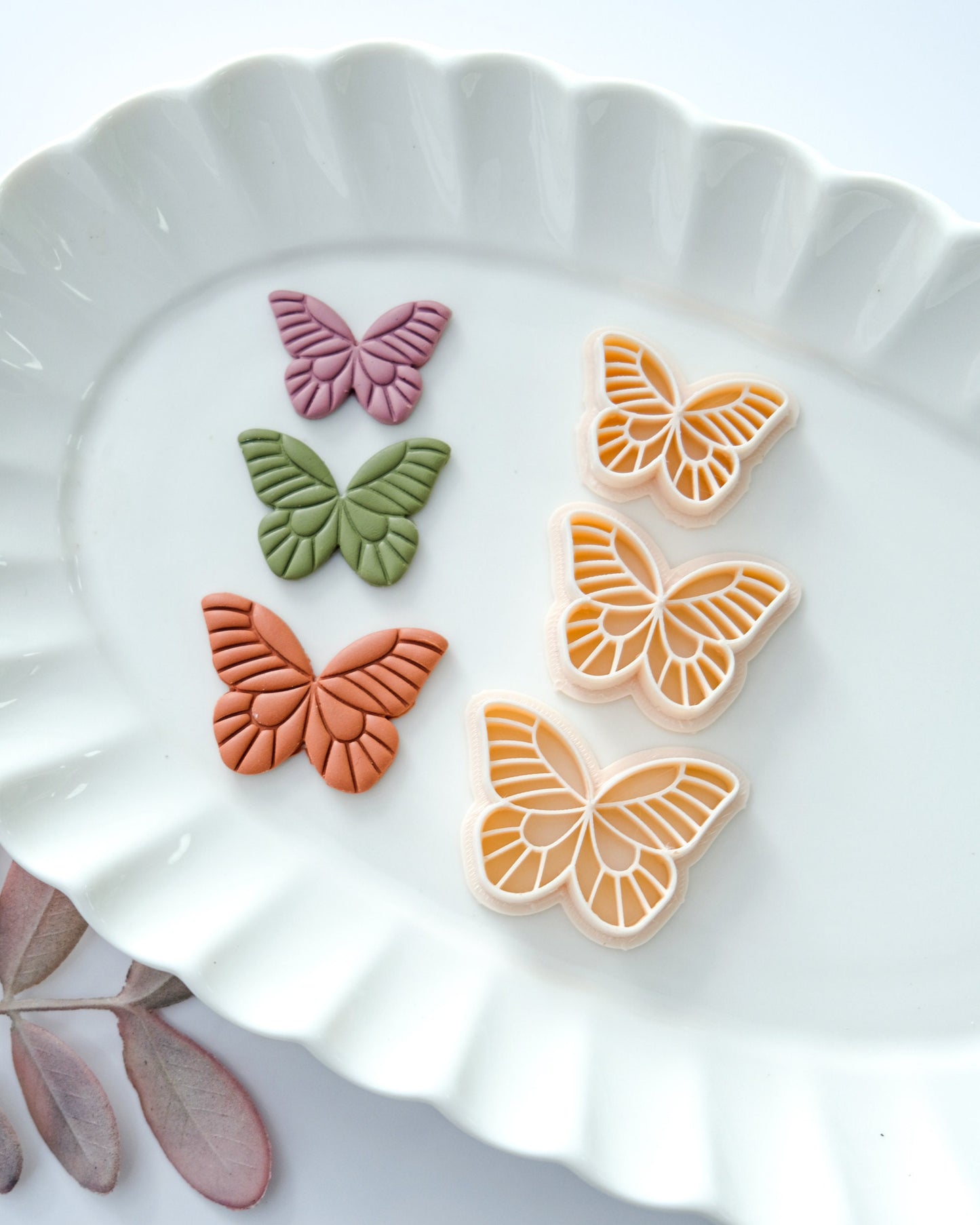Boho Butterfly Polymer Clay Cutters