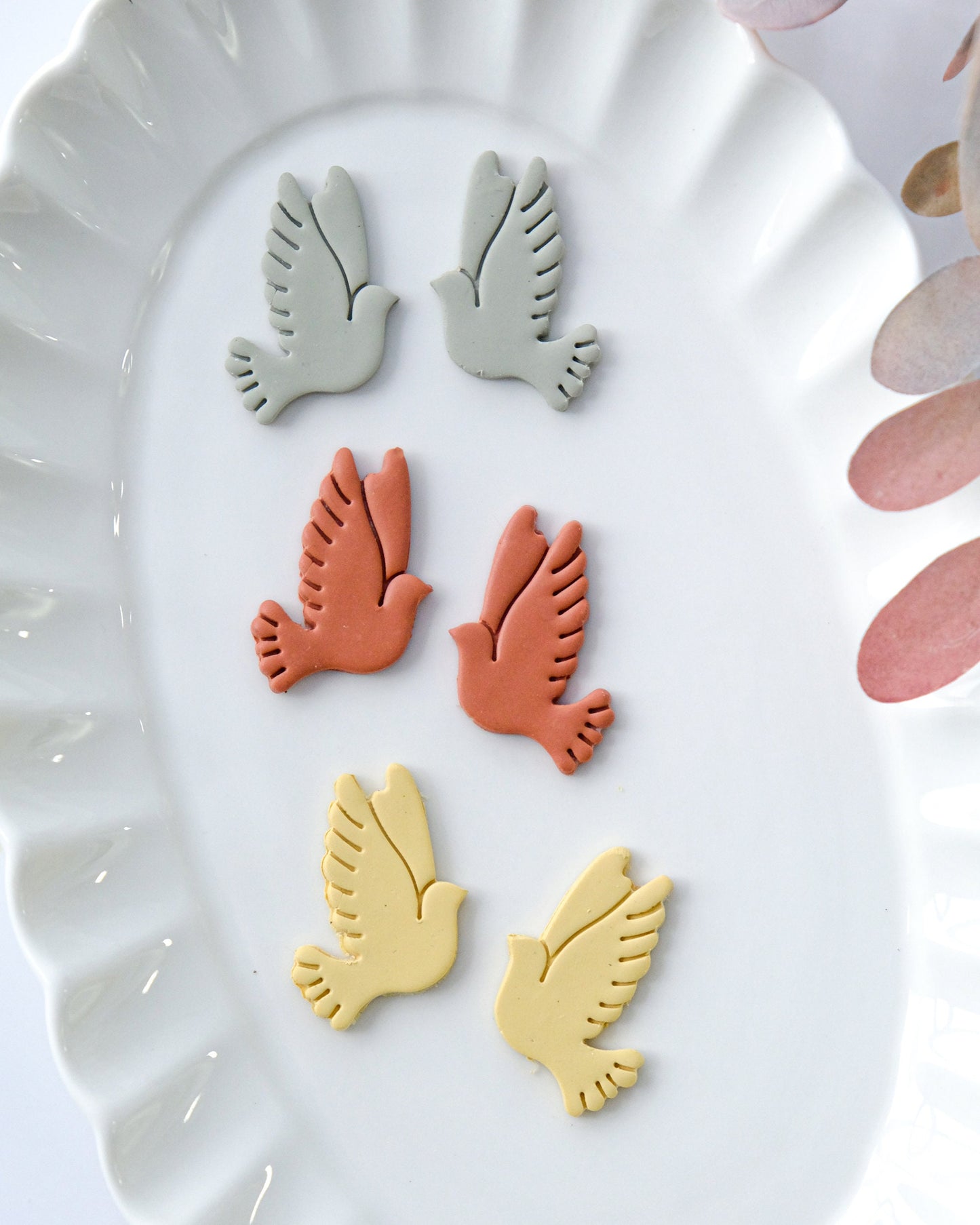 Peace Pigeon Polymer Cutters