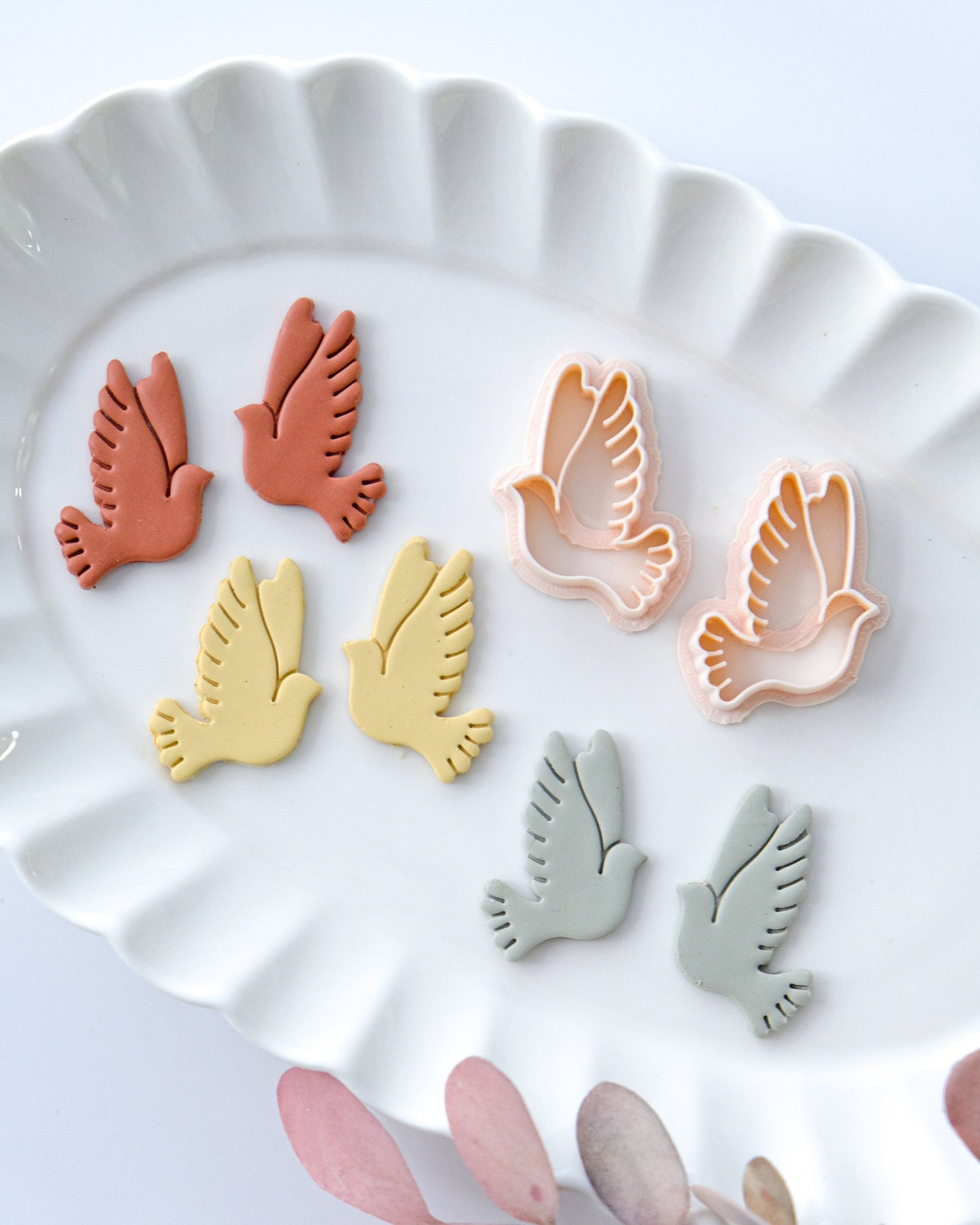 Peace Pigeon Polymer Cutters