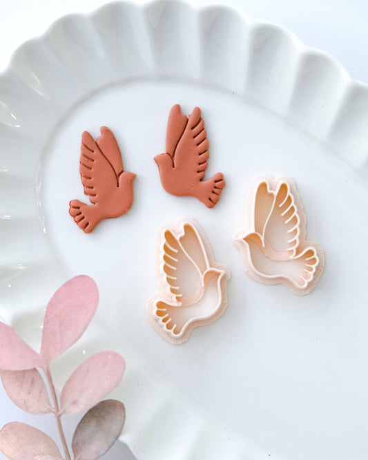 Peace Pigeon Polymer Cutters