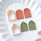 Arch Polymer Clay Cutters | Art Deco Clay Earring Cutters