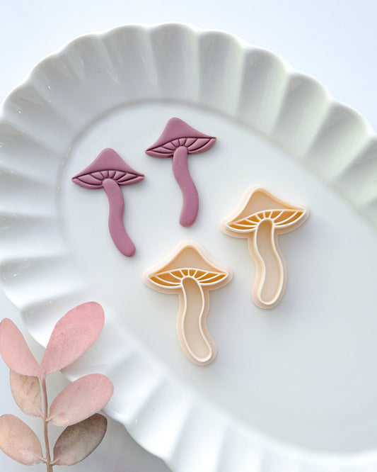 Mushroom Polymer Clay Cutters