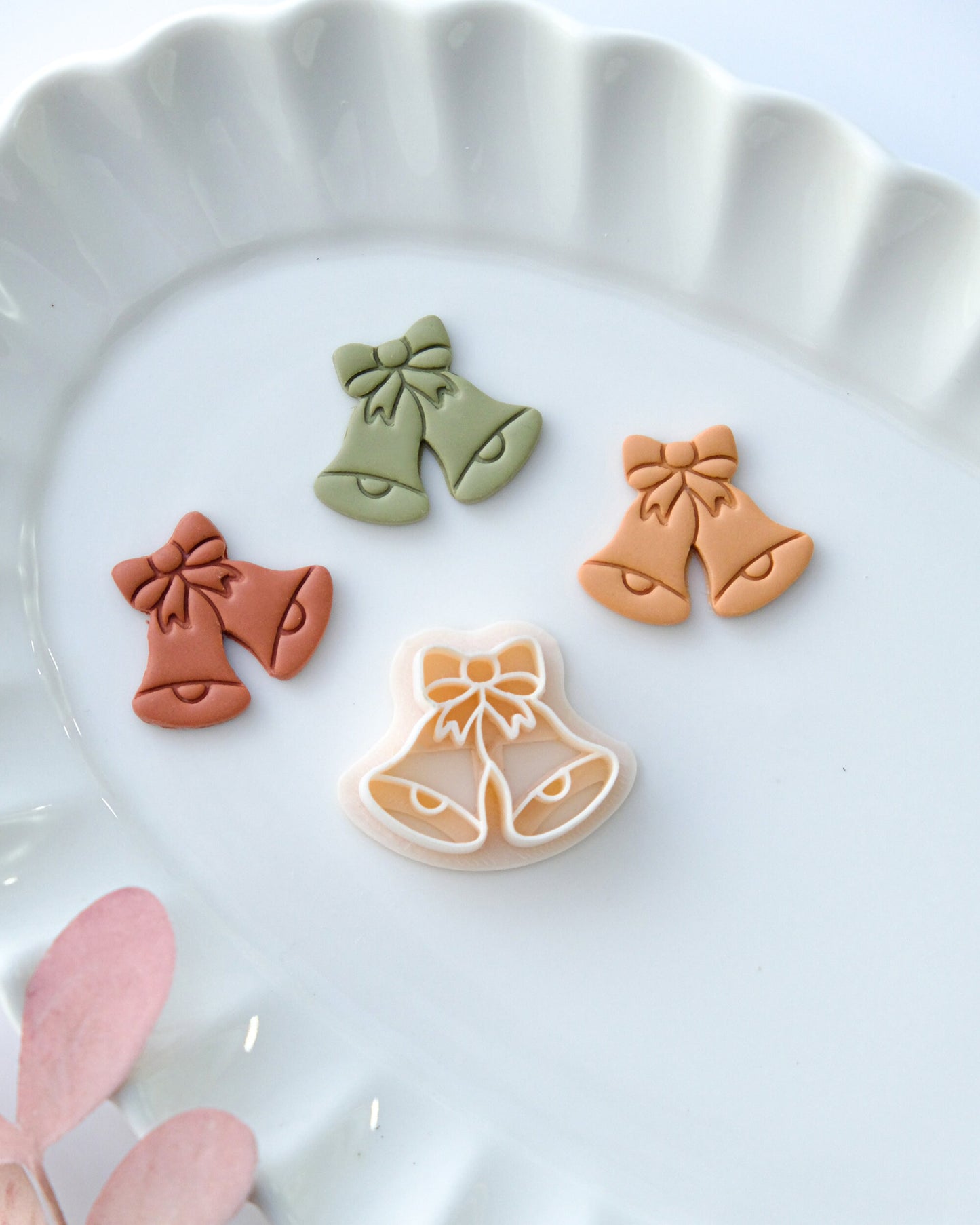 Winter Christmas Bell Polymer Clay Cutters