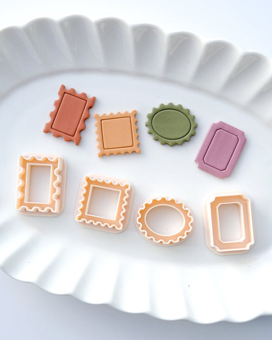 Holiday Postage Stamp Clay Cutters