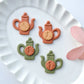 Fairy Teapot and Clock Clay Cutters