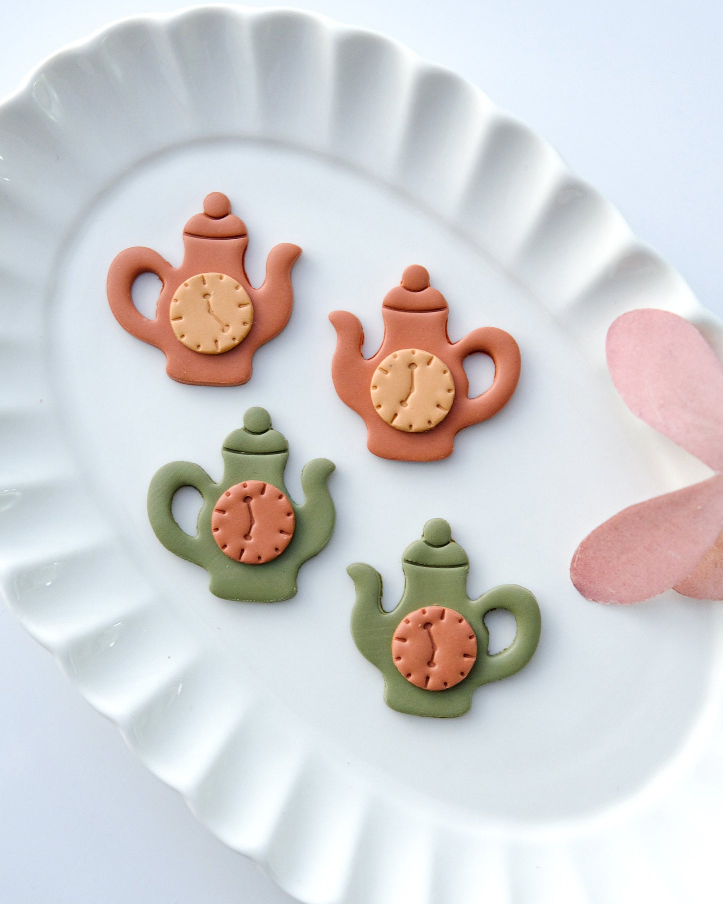 Fairy Teapot and Clock Clay Cutters