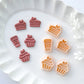 Take Out Coffee Polymer Clay Stud Earring Cutters Set