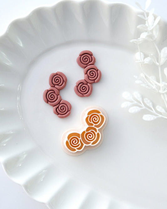 Rose Wreath Polymer Clay Cutter