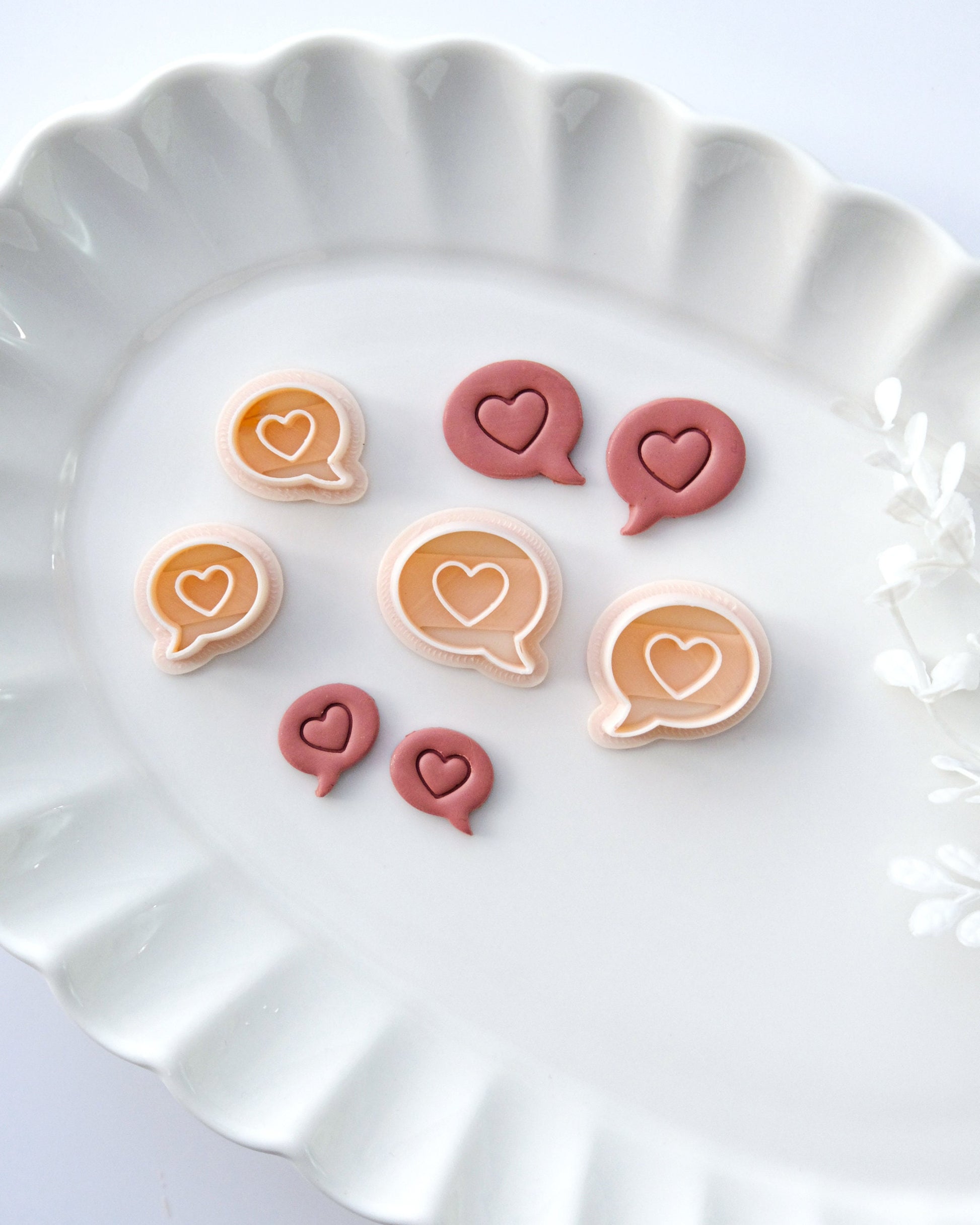 Clay Cutter Three Tier Heart Polymer Clay Earring Cutter UK Cookie Cutter  Valentines Clay Tools Unique Cutters Love Heart 