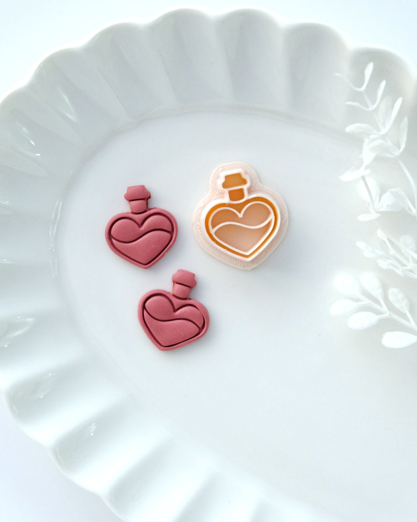 Love Potion Valentines Polymer Clay Cutter