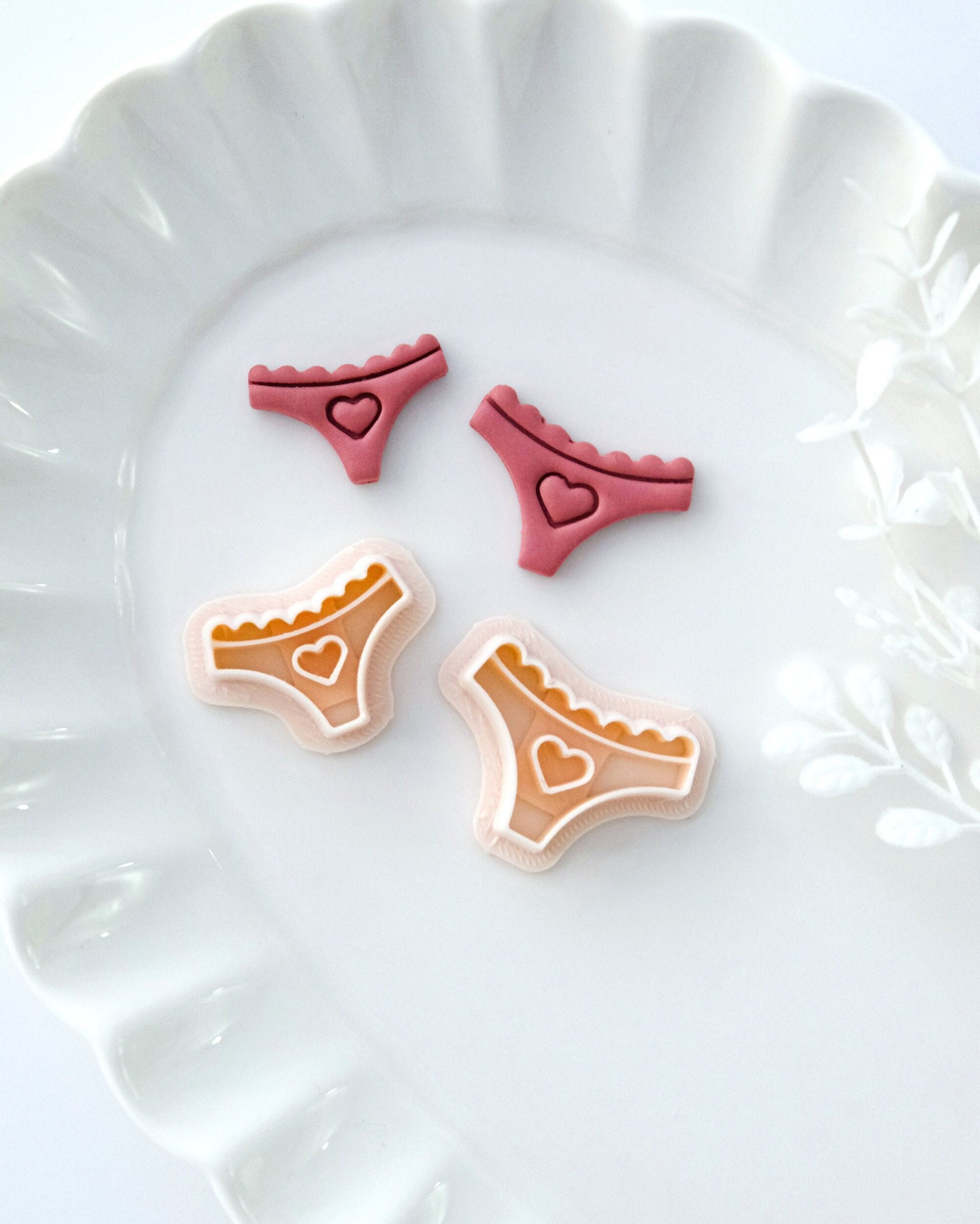 Cute Little Panties Valentines Day Polymer Clay Cutters